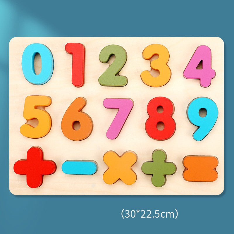 Wooden Digital Letters Toy