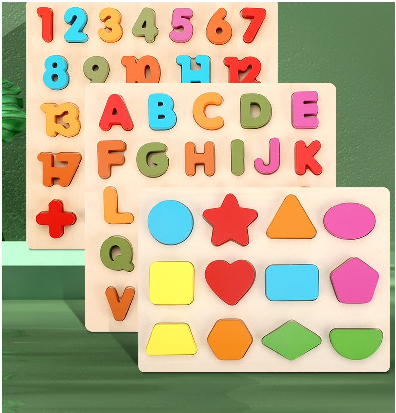 Wooden Digital Letters Toy
