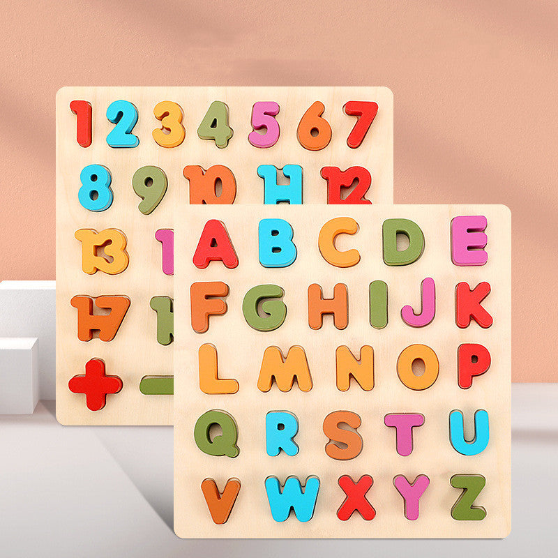 Wooden Digital Letters Toy